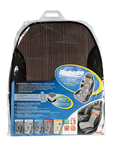 -SCHIENALE VENTILATO --BREEZE-- C/MOLLE ROSSO-