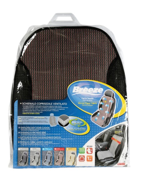 -SCHIENALE VENTILATO --BREEZE-- C/MOLLE ROSSO-