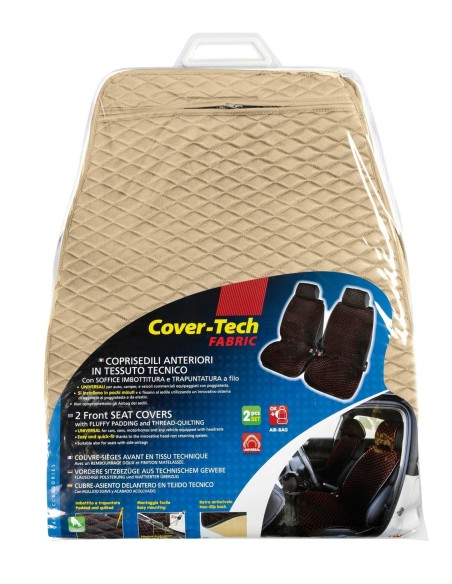 CP.COPRISEDILI ANT.COVER-TECH COTONE BEIGE+FILO BI