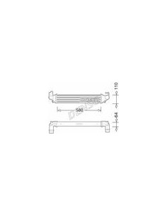 RADIATORE INTERCOOLER 500X 1.6-2.0MJ