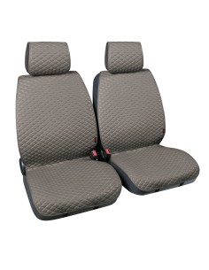 CP.COPRISEDILI ANT.COVER-TECH S/PELLE GRIGIO SCURO