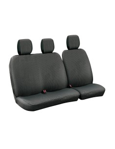 -SET FODERE FURGONE--1--DOTS-- NERO+GRIGIO-