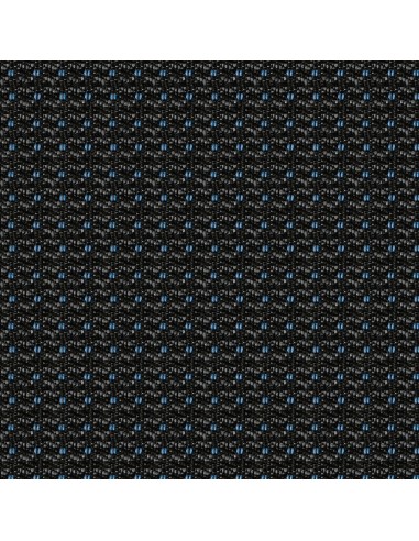 -SET FODERE FURGONE--1--DOTS-- NERO+BLU-