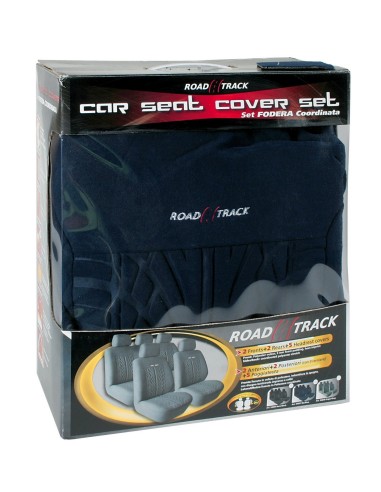 -SET FODERA --ROAD-TRACK-- BLU COORDINATA-