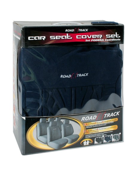 -SET FODERA --ROAD-TRACK-- BLU COORDINATA-