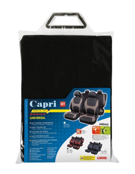 -SET FODERA COORDINATA --CAPRI-- ROSSO-