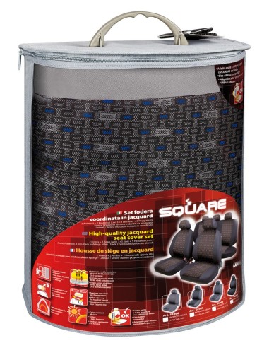 -SET FODERE --SQUARE-- BLU-