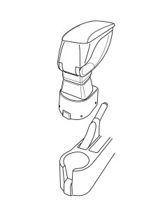 ATTACCO BRACCIOLO HYUNDAI GETZ 01/04 in poi 08/05 -NERO-