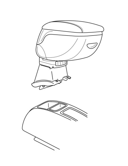 ATTACCO BRACCIOLO OPEL AGILA 07/00 SOLO BENZINA -N
