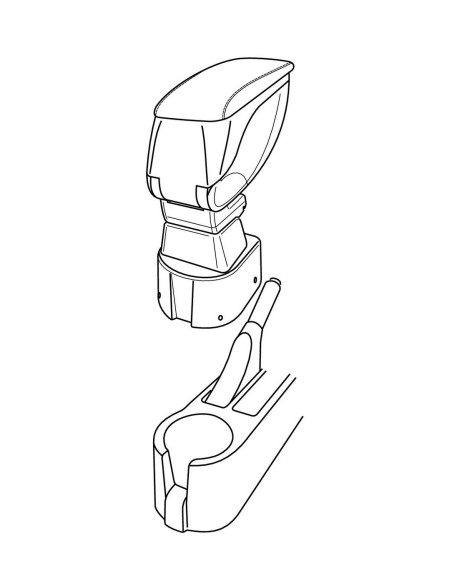 ATTACCO BRACCIOLO HYUNDAI GETZ 09/05- in poi  -NERO-