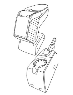 CONSOLE BRACCIOLO --ARMSTER-2-- PER OPEL ASTRA H 0