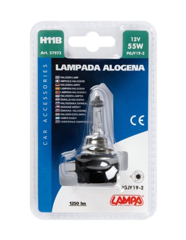 LAMPADA H11B 12V 55W PGJY19-2 D/BLISTER