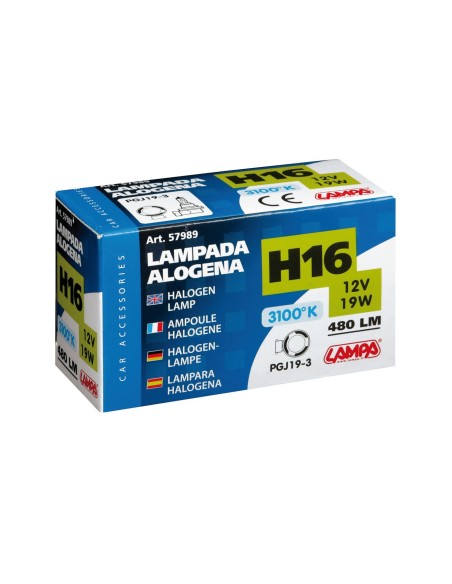 LAMPADA H16 12V 19W PGJ19-3 SCATOLA