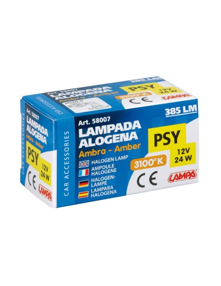 LAMPADA PSY24W 12V 24W AMBER PG20/4 - SCATOLA