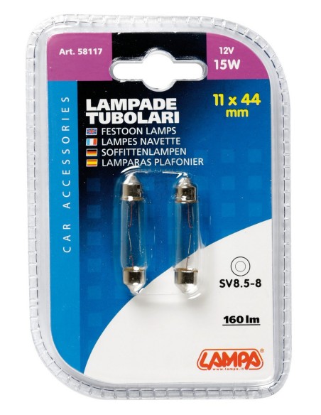 CP.LAMP.TUBOL.15W SV8,5 11X44
