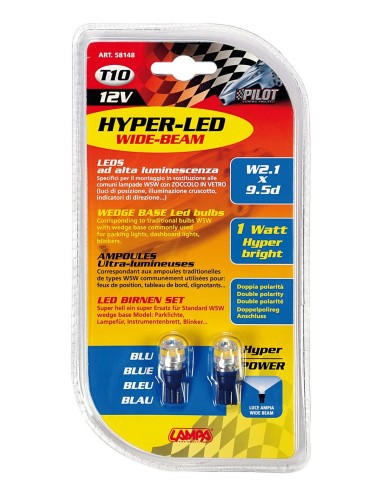 -CP.--HYPER-LED-BLUE WIDE BEAM-- BLU-