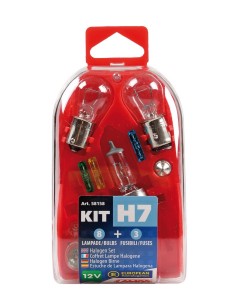 KIT H7 8 LAMPADE + 3 FUSIBILI 2