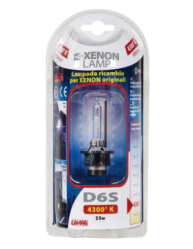 -LAMPADA XENON --D6S-- 4300K-