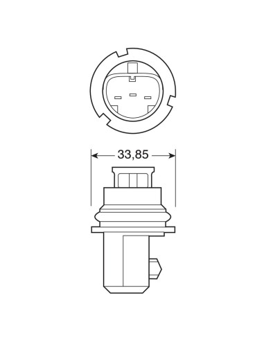 LAMPADA HB1/9004-65/45W12V SCATOLA