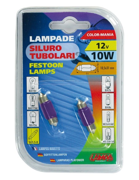 CP.LAM.TUBOL.10W 11X31 VIOLA