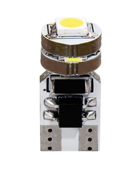 HYPER-MICRO LED 12V.T10 4SMD 3CHIPS , BIANCO - CP.