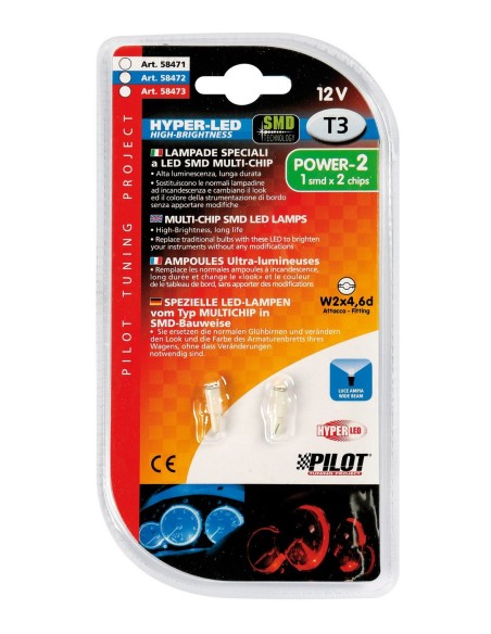 -CP.--HYPER-MICRO-LED-- T3 1SMD 2CHIPS - BLU-