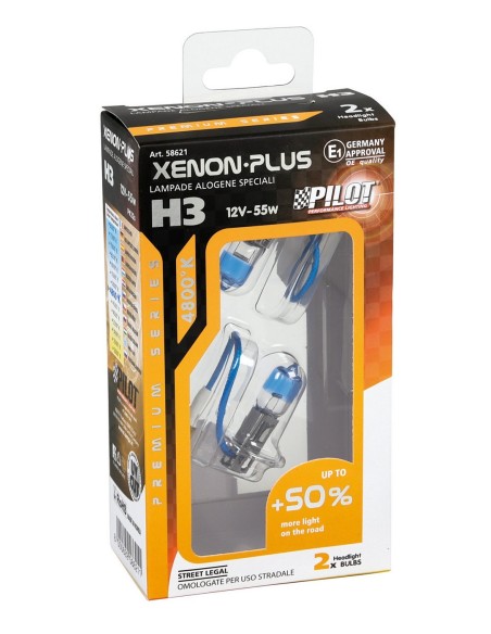 CP. LAMPADE XENON-PLUS  H3  +50% 12V 55W