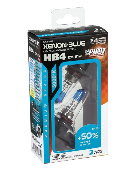 CP. LAMPADE XENON-BLUE HB4 +50% 12V 55W