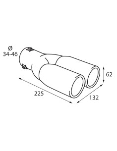 TERMINALE TS-26 ACCIAIO INOX DIAM.34-46MM 2
