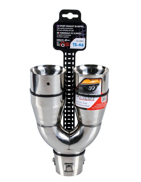 TERMINALE TS-46 ACCIAIO INOX DIAM.32-50MM