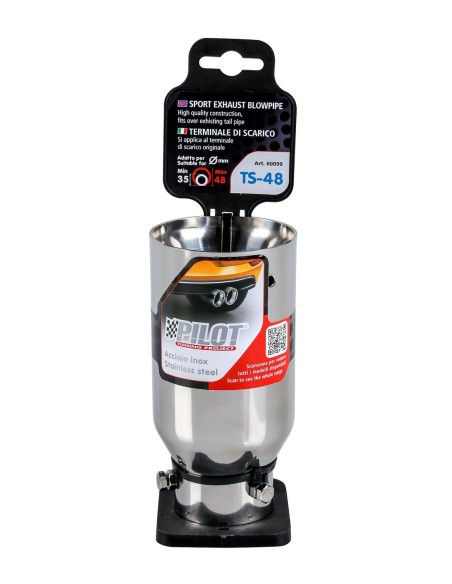 TERMINALE TS-48 ACCIAIO INOX DIAM.35-48MM
