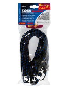 CORDA ELASTICA RAGNO 8 GANCI STANDARD 10MM 2