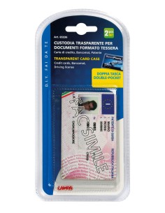 SET 2 ASTUCCI A DOPPIA TASCA PER 4 TESSERE/C.CREDI 2