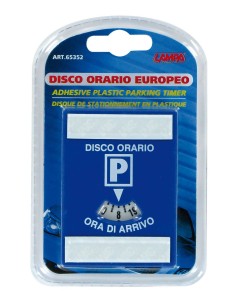 DISCO ORARIO EUROPEO ADESIVO 2