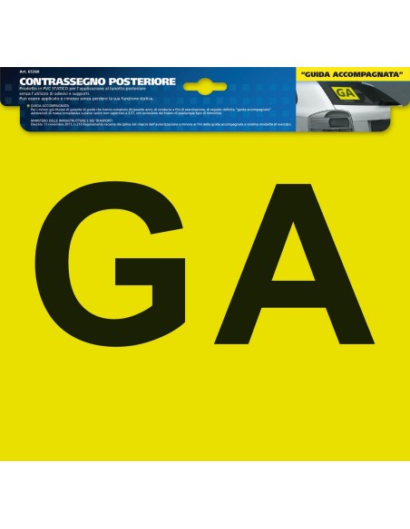 -CONTRASSEGNO --GA-- POSTERIORE GUIDA ACCOMPAGNATA