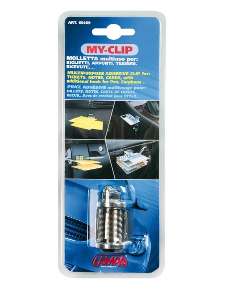 MYCLIP MOLLET.PORTA-APPUNTI E FOGLIETTI CON APPEND