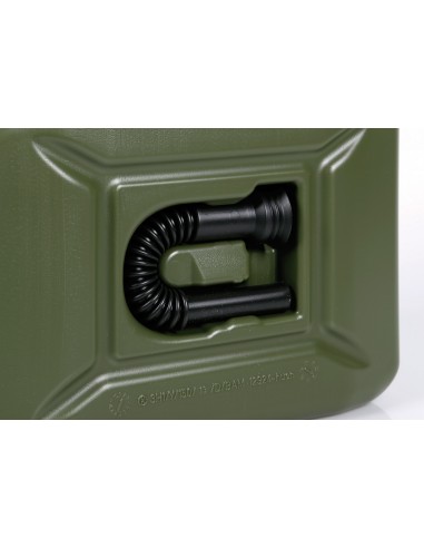 TANICA MILITARE C/TRAVASATORE 10L IN HDPE