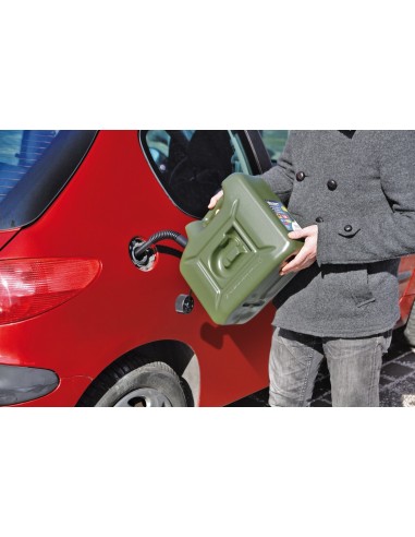 TANICA MILITARE C/TRAVASATORE 10L IN HDPE