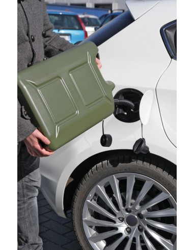 TANICA MILITARE C/TRAVASATORE 20L IN HDPE