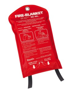 COPERTA ANTIFIAMMA 1,0 X 1,0M OMOLOGATA TUV EN 186 2