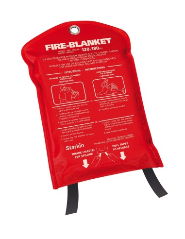 COPERTA ANTIFIAMMA 1,2 X 1,8M OMOLOGATA TUV EN 186