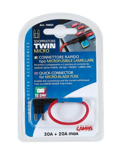 CAVETTO CONNESSIONE X MICRO- FUSIBILE LAMELLARE