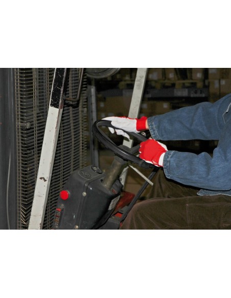 GUANTI IN FIORE DI MAIALINO TAGLIA 9