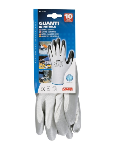 GUANTI IN NITRILE TAGLIA 10