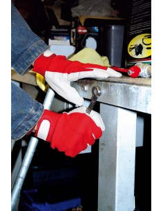 GUANTI LAVORO PELLE FIORE DI CAPRA TG. 9 2