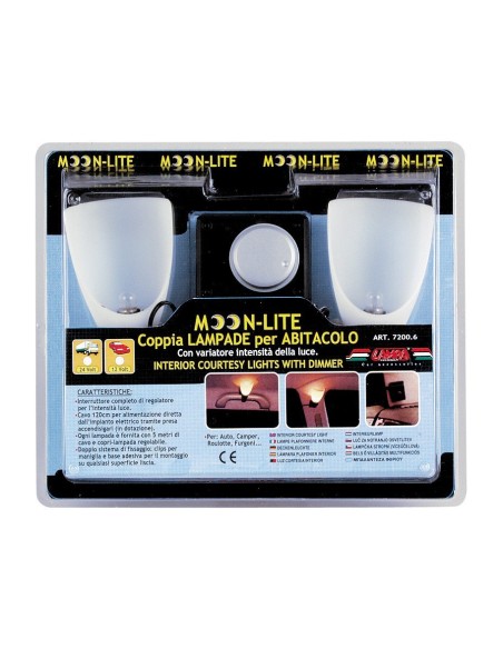 MOON-LITE COPPIA LAMPADE 12V