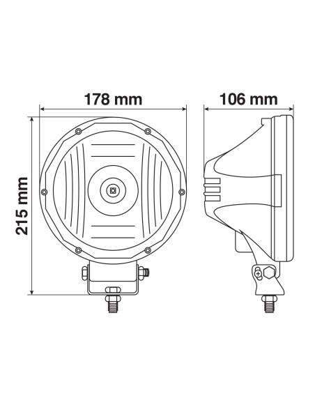 FARO A LED DL-1 12/24V 7---