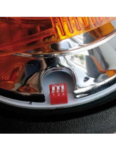 LAMPADA ROTANTE LED CON BASE DIN--RL-2--- 2