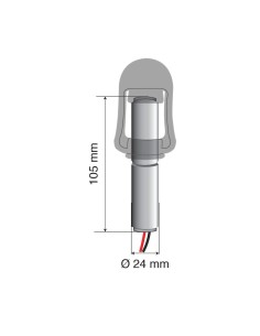 -SUPPORTO--01--X LAMPADE ROTANTI CON ATTACCO DIN T 2