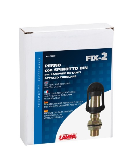 -SUPPORTO--02--X LAMPADE ROTANTI CON ATTACCO DIN T
